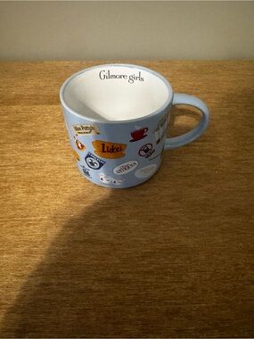 Zak Gilmore Girls Luke's Diner Light Blue Mug, 15 ounces, preowned